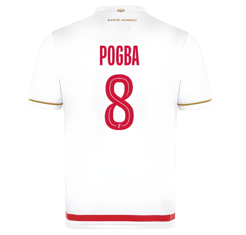 Maillot Kit Enfant AS Monaco Domicile 2025 2026 Pogba