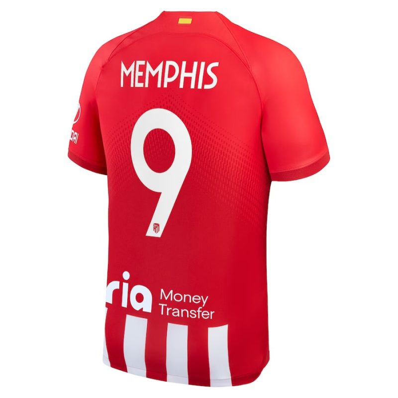 Maillot Kit Enfant Atletico Madrid Domicile 2023 2024 Memphis Maillot Kit Enfant Atletico Madrid Domicile 2023 2024 Memphis