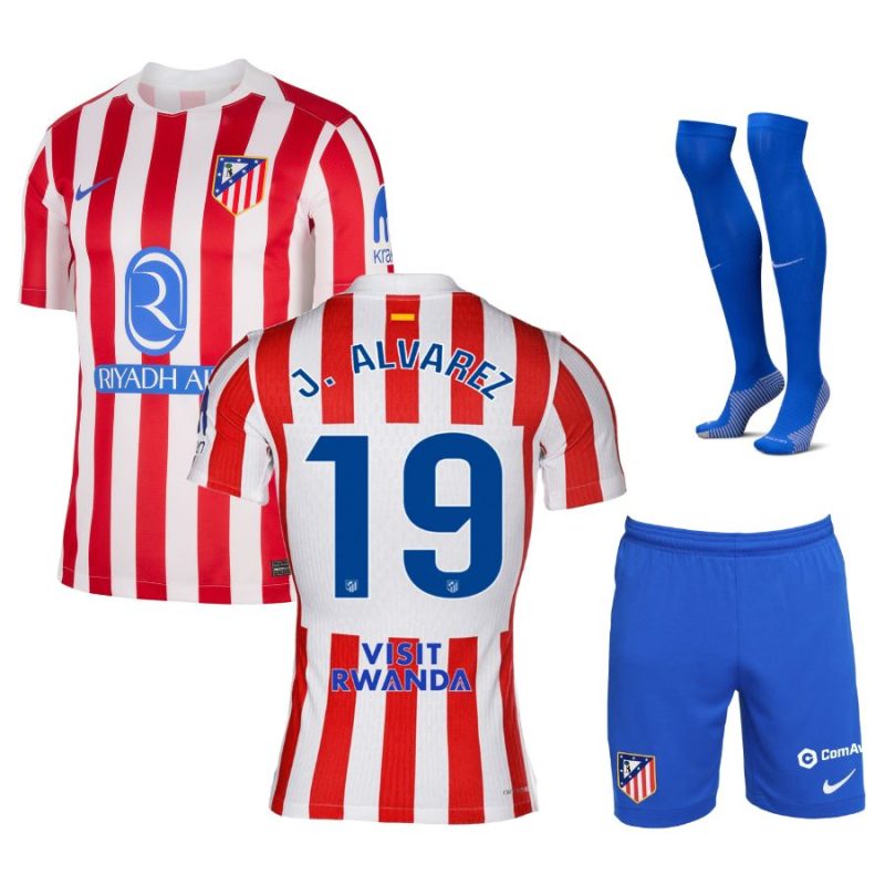 Maillot Kit Enfant Atletico Madrid Domicile 2025 2026 Alvarez