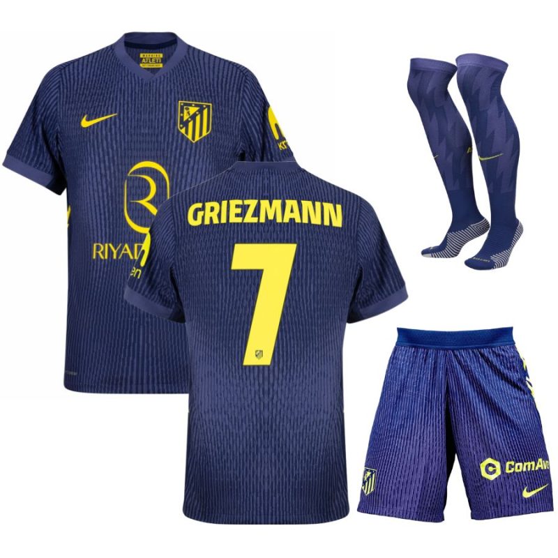 Maillot Kit Enfant Atletico Madrid Exterieur 2025 2026 Griezmann