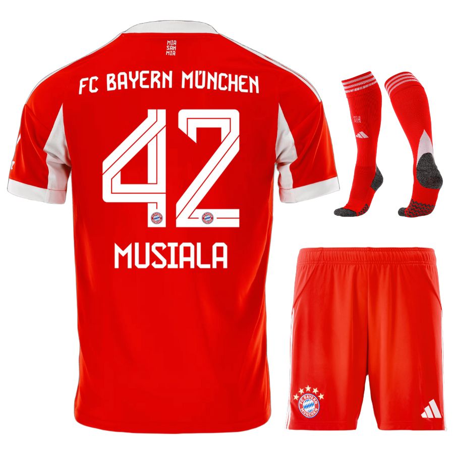 Maillot Kit Enfant Bayern Munich Domicile 2025 2026 Musiala Maillot Kit Enfant Bayern Munich Domicile 2025 2026 Musiala