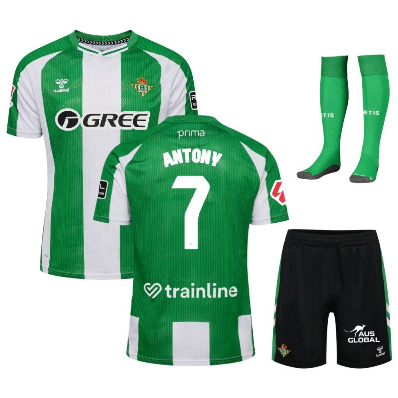 Maillot Kit Enfant Betis Seville Domicile 2025 2026 Antony
