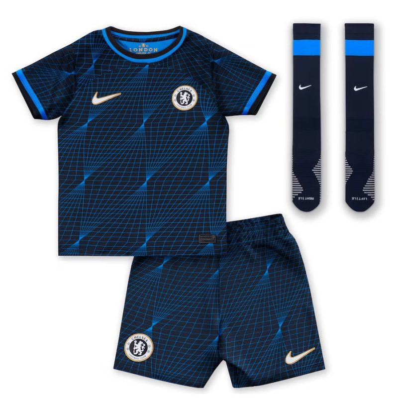 Maillot Kit Enfant Chelsea Exterieur 2023 2024 Sterling