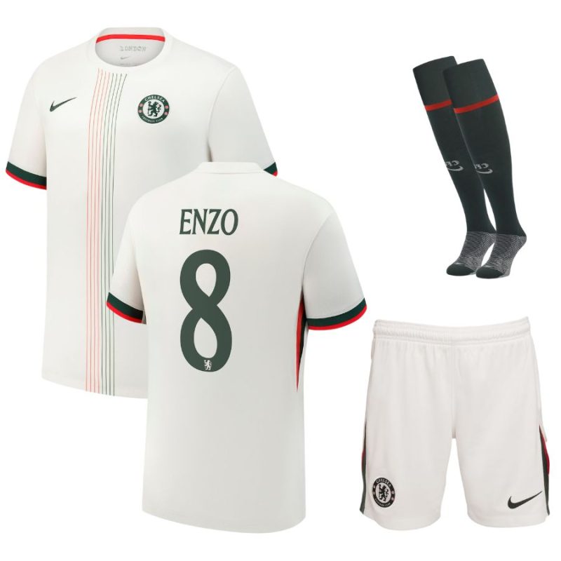 Maillot Kit Enfant Chelsea Exterieur 2025 2026 Enzo