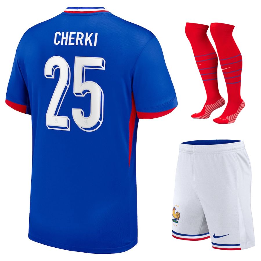 Maillot Kit Enfant Equipe de France Domicile 2024 2025 Cherki