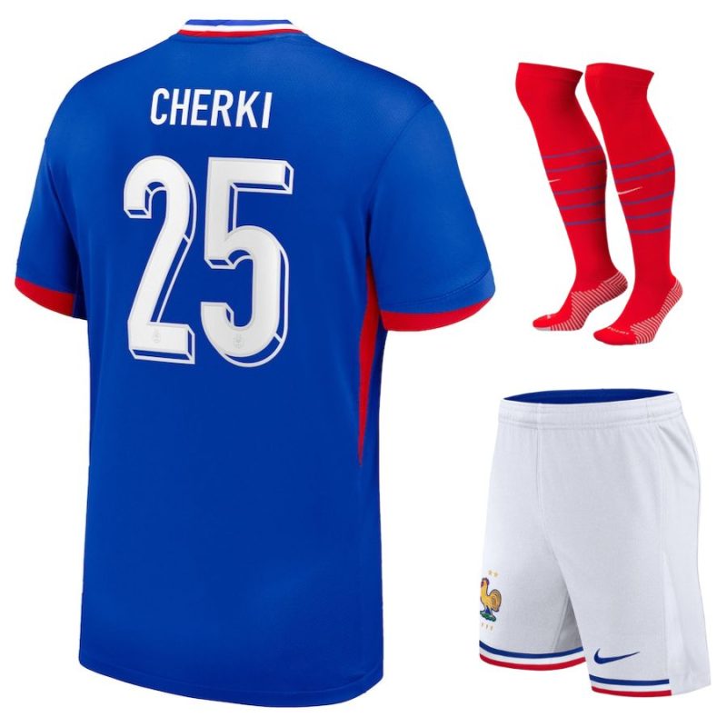 Maillot Kit Enfant Equipe de France Domicile 2024 2025 Cherki