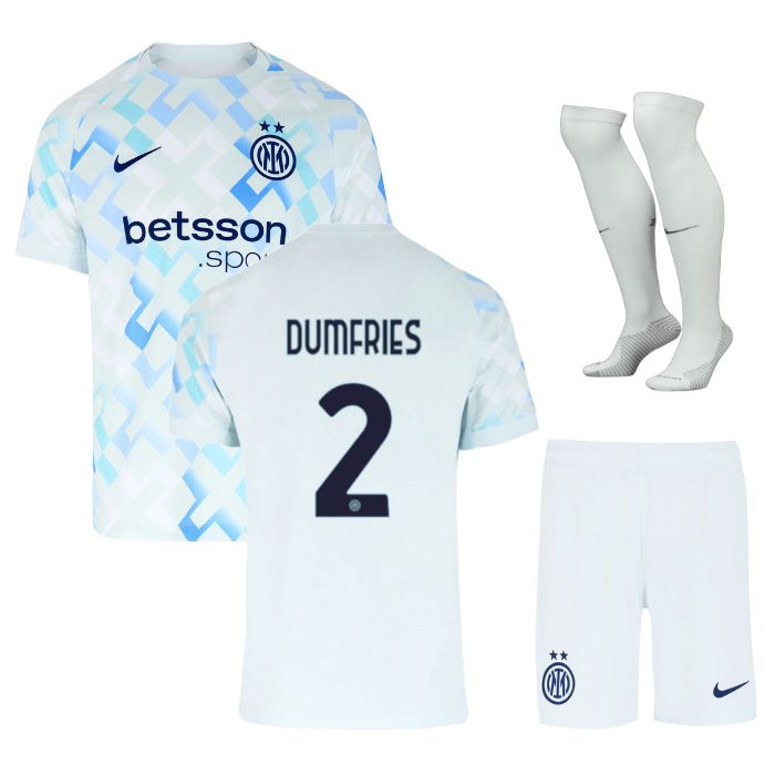 Maillot Kit Enfant Inter Milan Exterieur 2025 2026 Dumfries