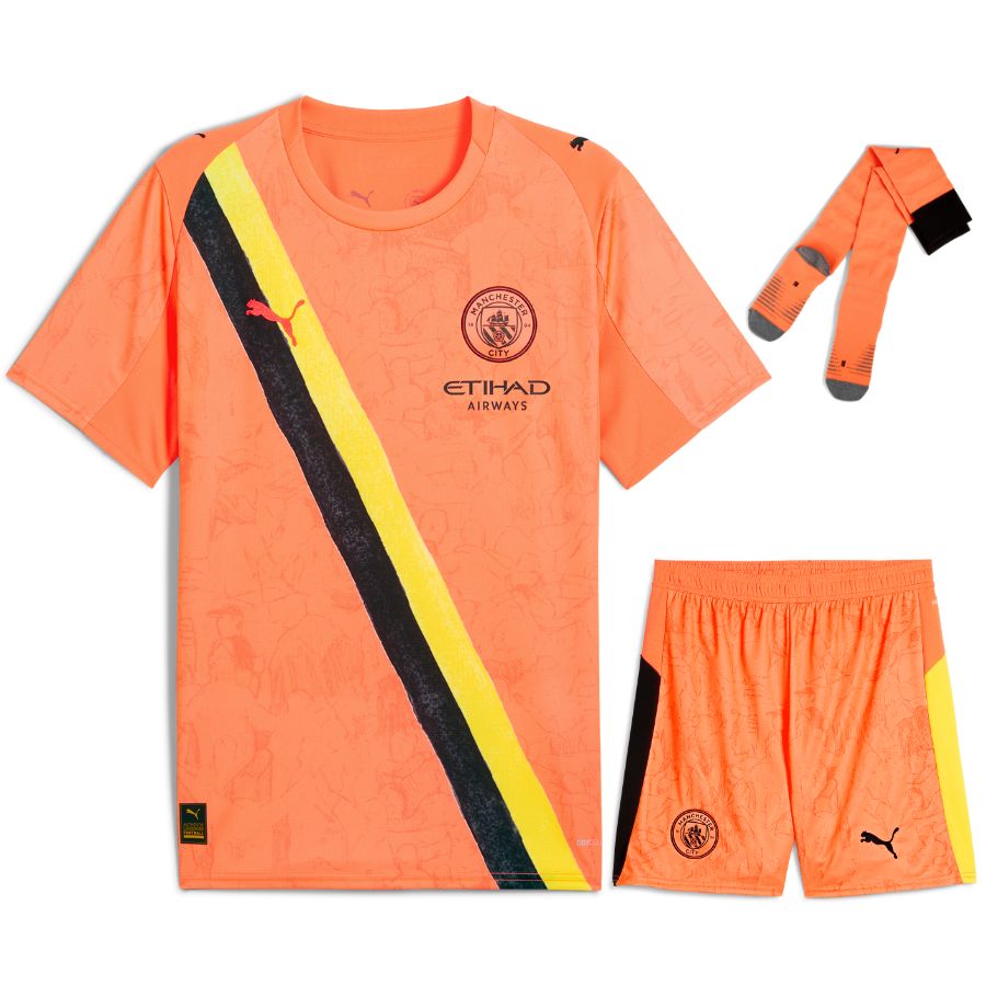 Maillot Kit Enfant Manchester City Exterieur Coupe du Monde des Clubs 2025