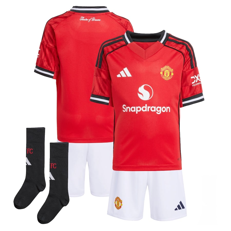 Maillot Kit Enfant Manchester United Domicile 2025 2026