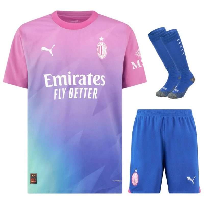 Maillot Kit Enfant Milan AC 2023 2024 Third