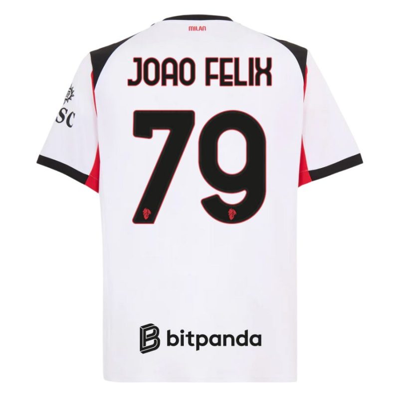 Maillot Kit Enfant Milan AC Exterieur 2025 2026 Joao Félix