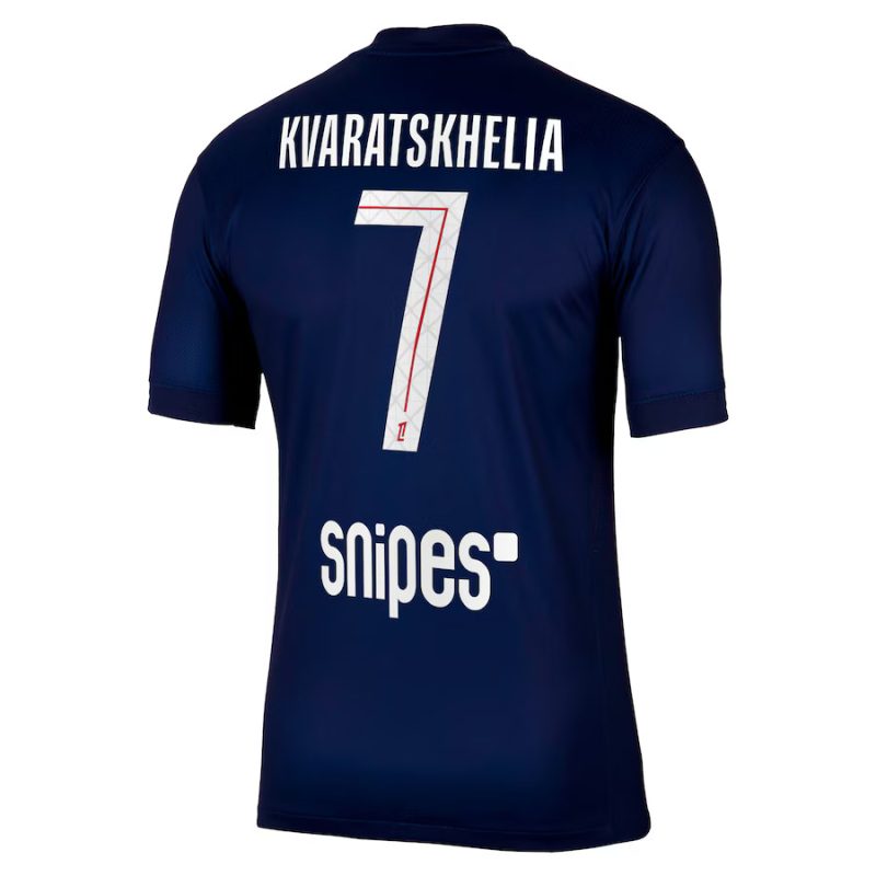 Maillot Kit Enfant PSG Domicile 2025 2026 Kvaratskhelia