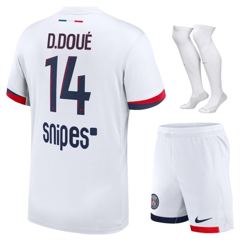 Maillot Kit Enfant PSG Exterieur 2024 2025 Désiré Doué