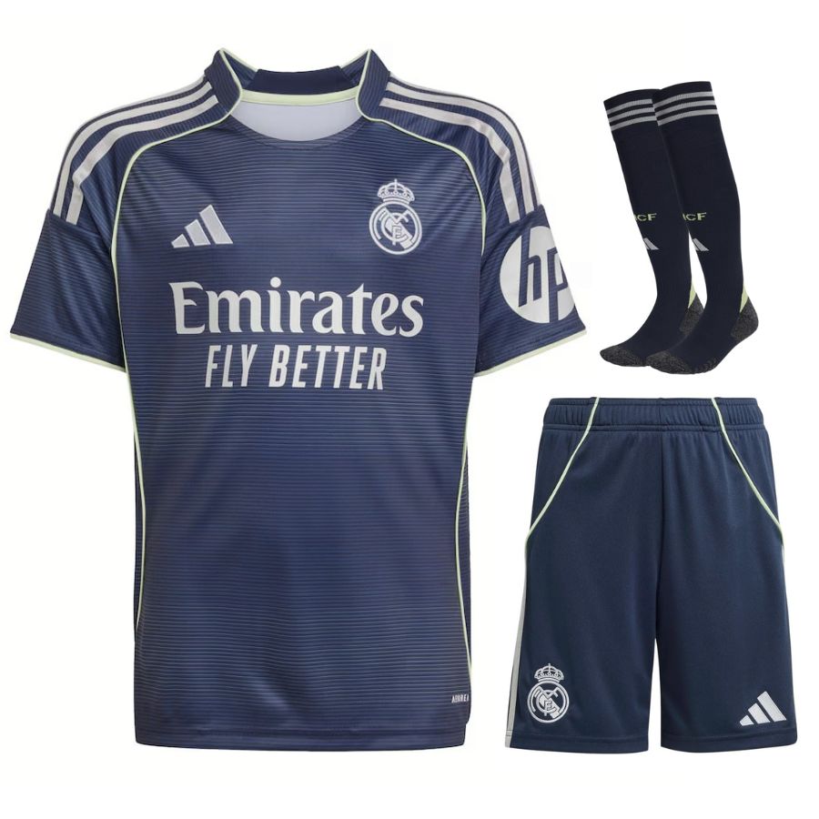 Maillot Kit Enfant Real Madrid 2025 2026 Exterieur