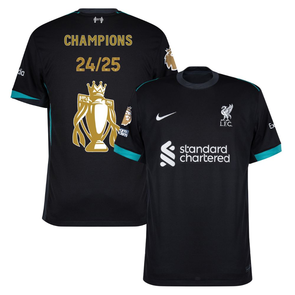 Maillot Liverpool Exterieur 2024 2025 Winners Trophy