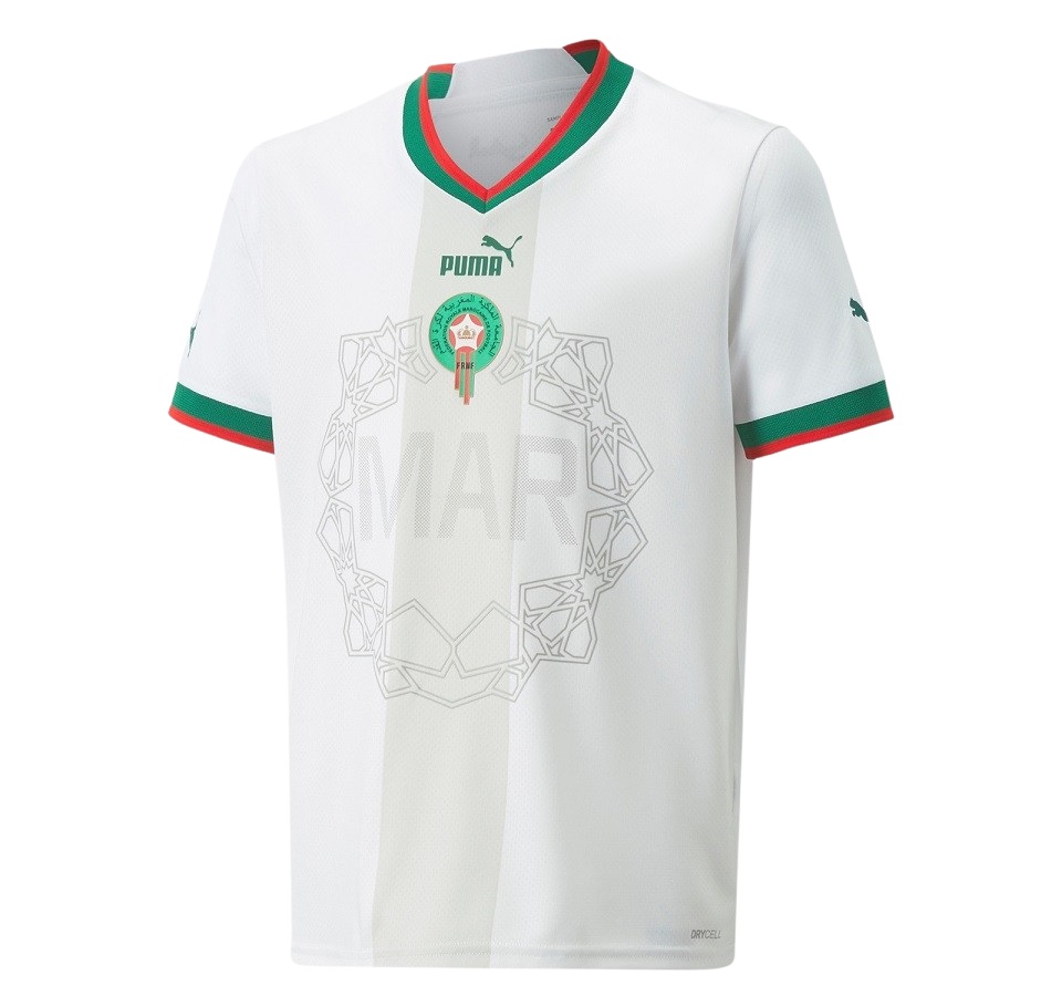 MAILLOT MAROC EXTERIEUR COUPE DU MONDE 2022