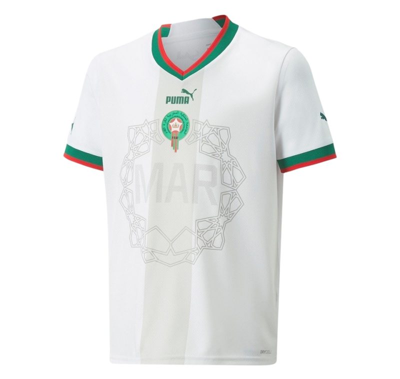 MAILLOT MAROC EXTERIEUR COUPE DU MONDE 2022