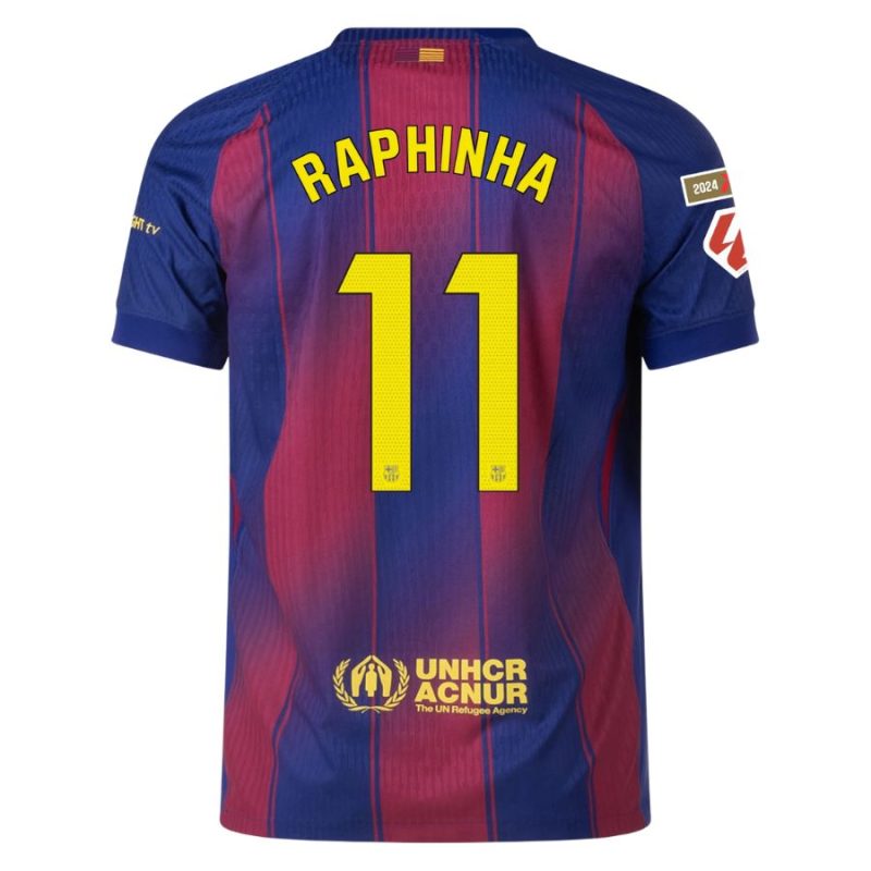 Maillot Match Barca Domicile 2025 2026 Raphinha La Liga
