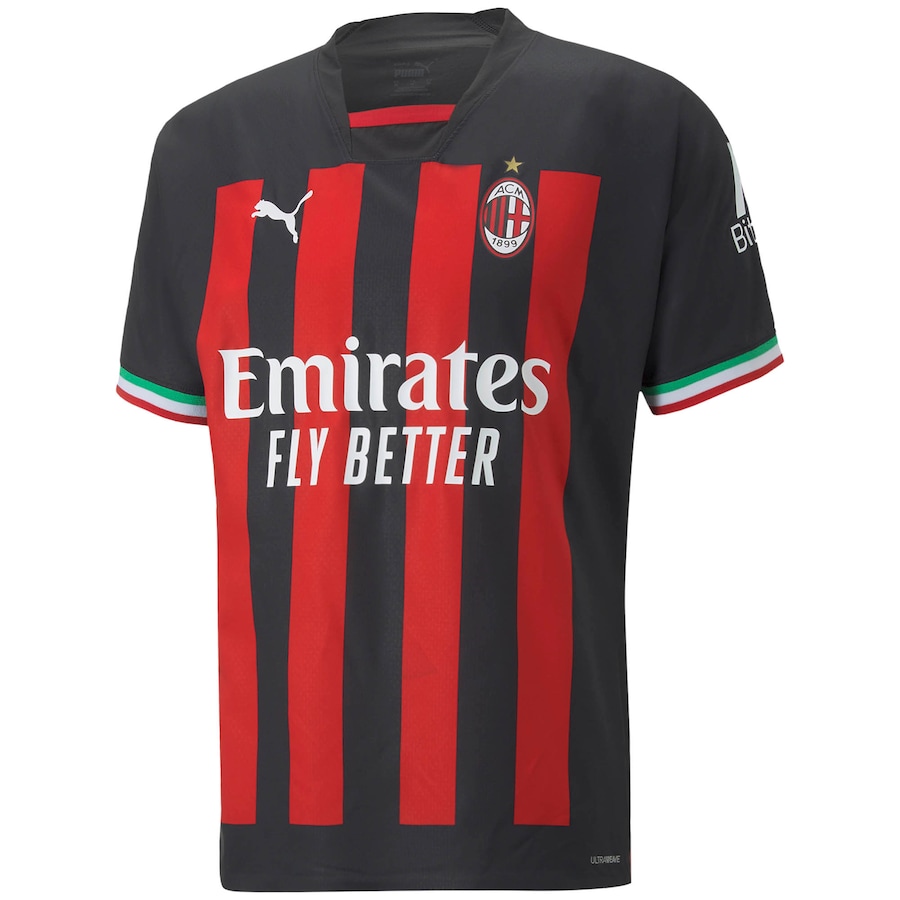 Maillot Match MILAN AC Domicile 2022 2023 Maillot Match MILAN AC Domicile 2022 2023