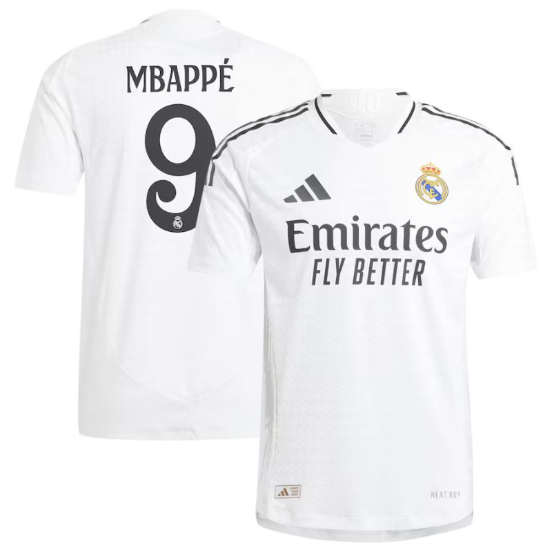Maillot Match Real Madrid Domicile 2024 2025 Mbappe