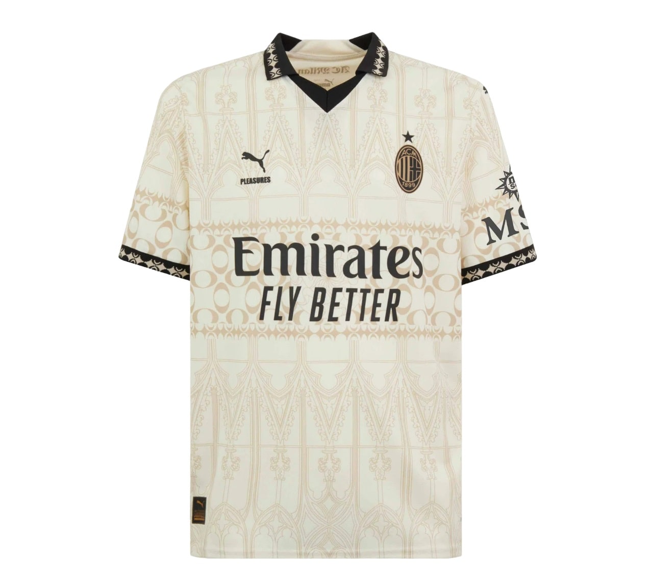 Maillot Milan AC 2023 2024 Fourth X Pleasures Blanc