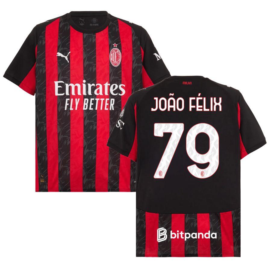 Maillot Milan AC Domicile 2025 2026 Joao Félix
