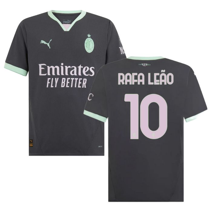 Maillot Milan AC Third 2024 2025 Rafa Leão Maillot Milan AC Third 2024 2025 Rafa Leão
