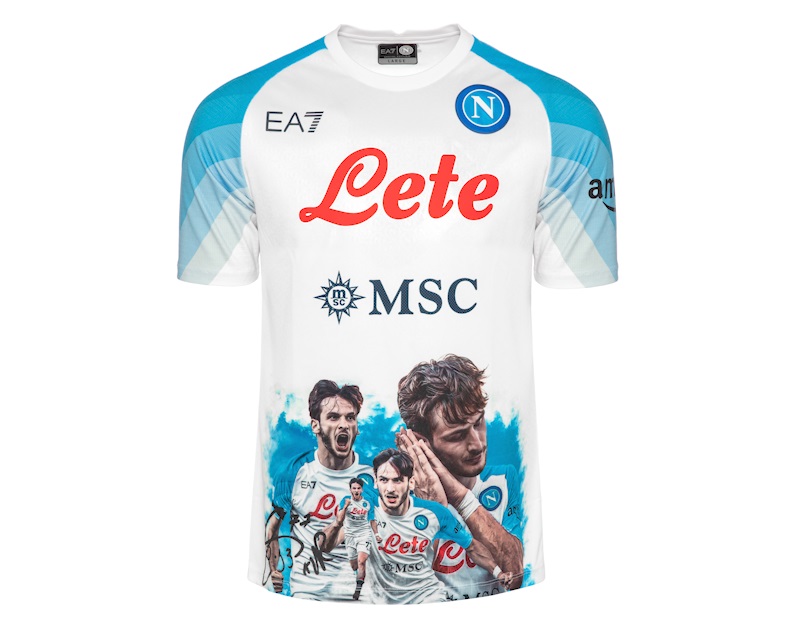 MAILLOT NAPLES FACE GAME KVARATSKHELIA 2022 2023