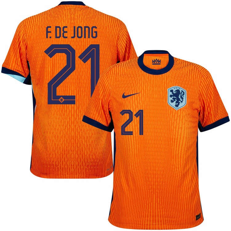 Maillot Pays Bas 2024 2025 Domicile De Jong