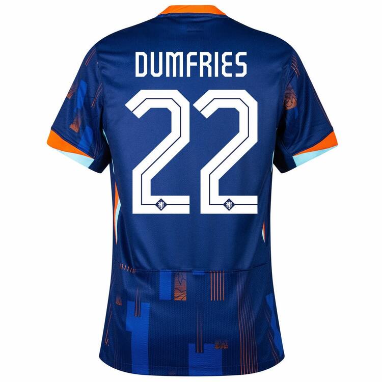 Maillot Pays Bas 2024 2025 Exterieur Dumfries