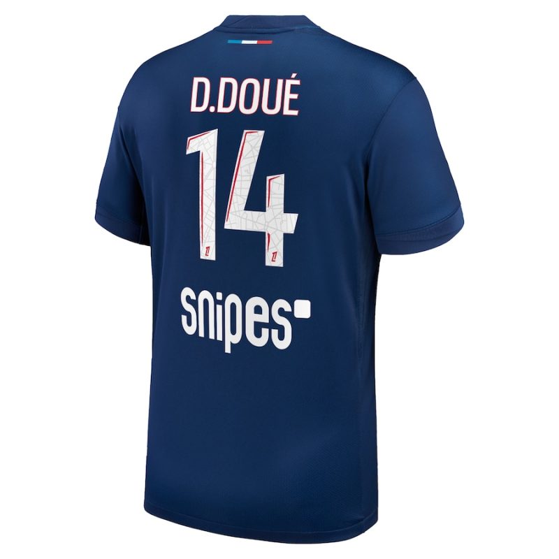 Maillot PSG Domicile 2024 2025 Désiré Doué 1 Etoile