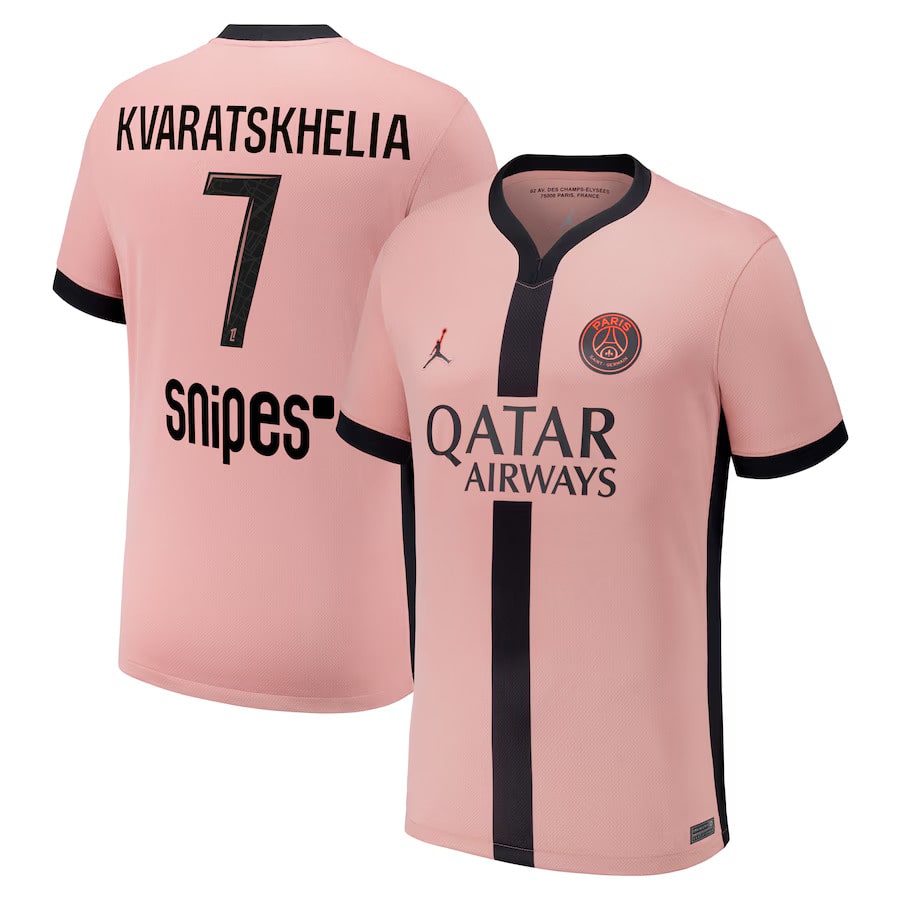 Maillot PSG Third 2024 2025 Kvaratskhelia Maillot PSG Third 2024 2025 Kvaratskhelia