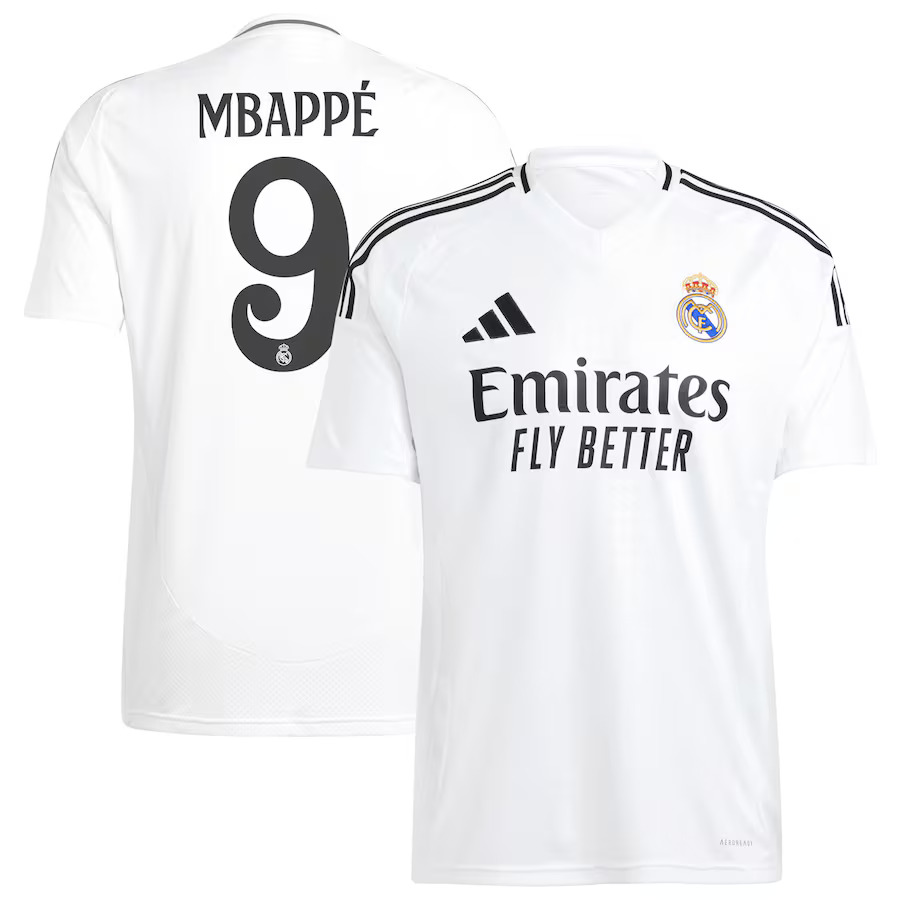 Maillot Real Madrid Domicile 2024 2025 Mbappe