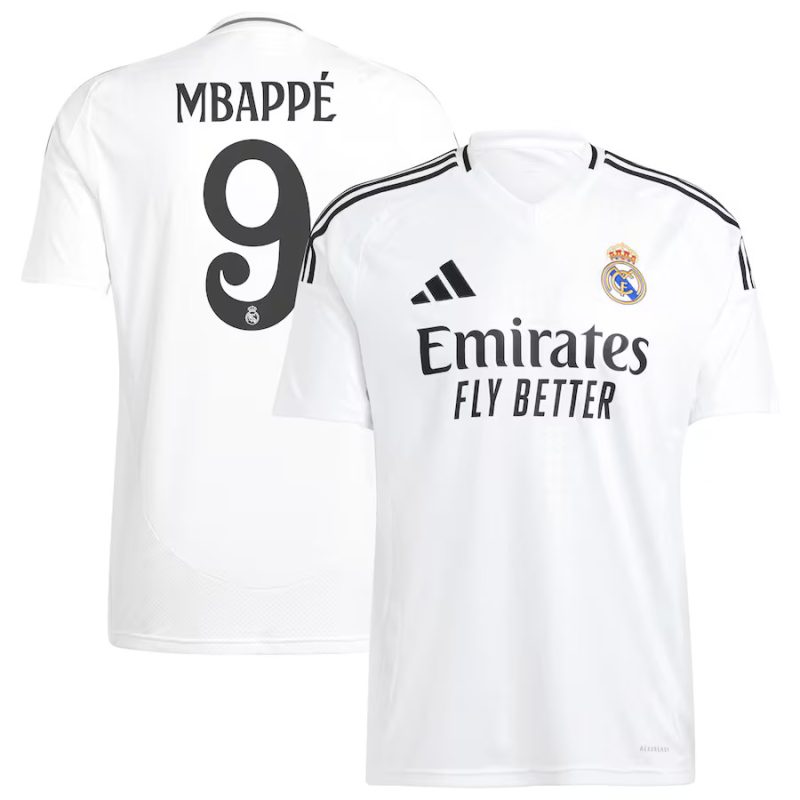 Maillot Real Madrid Domicile 2024 2025 Mbappe