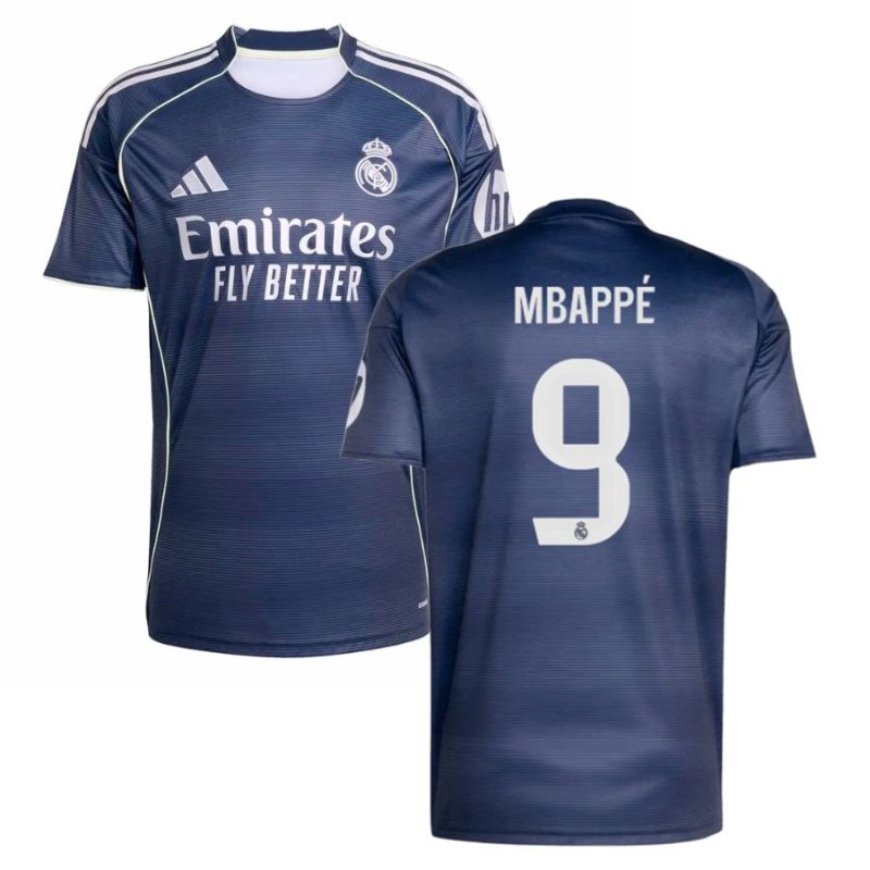 Maillot Real Madrid Exterieur 2025 2026 Mbappe