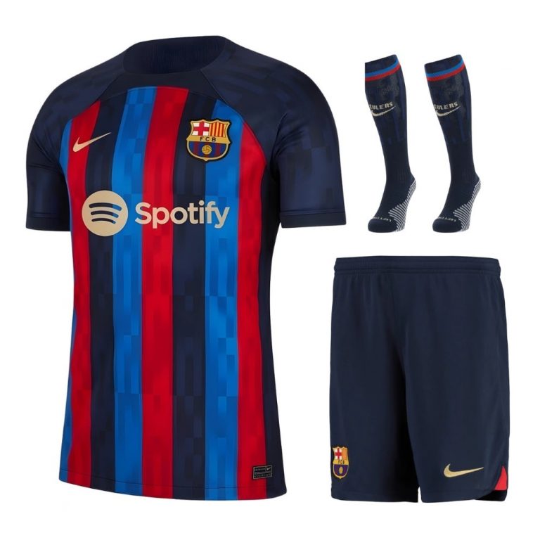 MAILLOT ENFANT FC BARCELONE DOMICILE 2022 2023 1 768x768 1