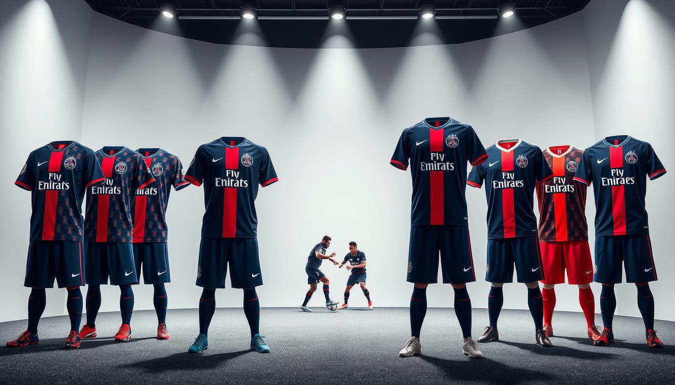 versions maillots PSG