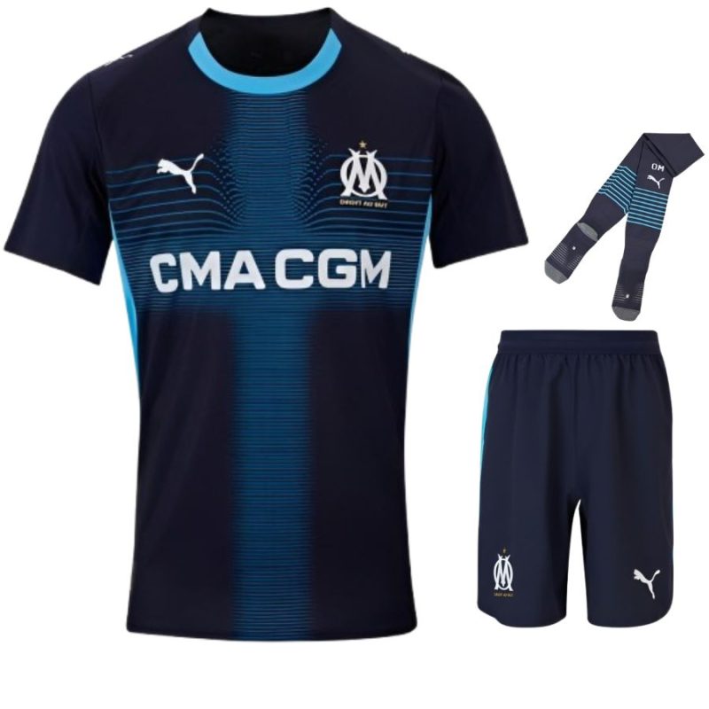 Maillot Kit Enfant OM Exterieur 2025 2026 Maillot Kit Enfant OM Exterieur 2025 2026