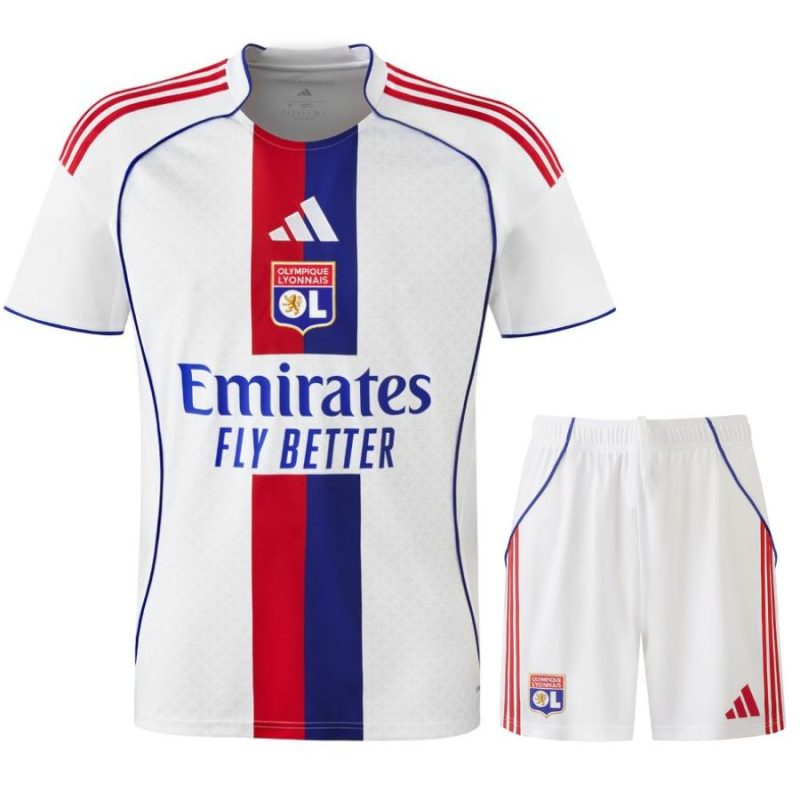 Maillot Kit Enfant OL Domicile 2025 2026 Maillot Kit Enfant OL Domicile 2025 2026