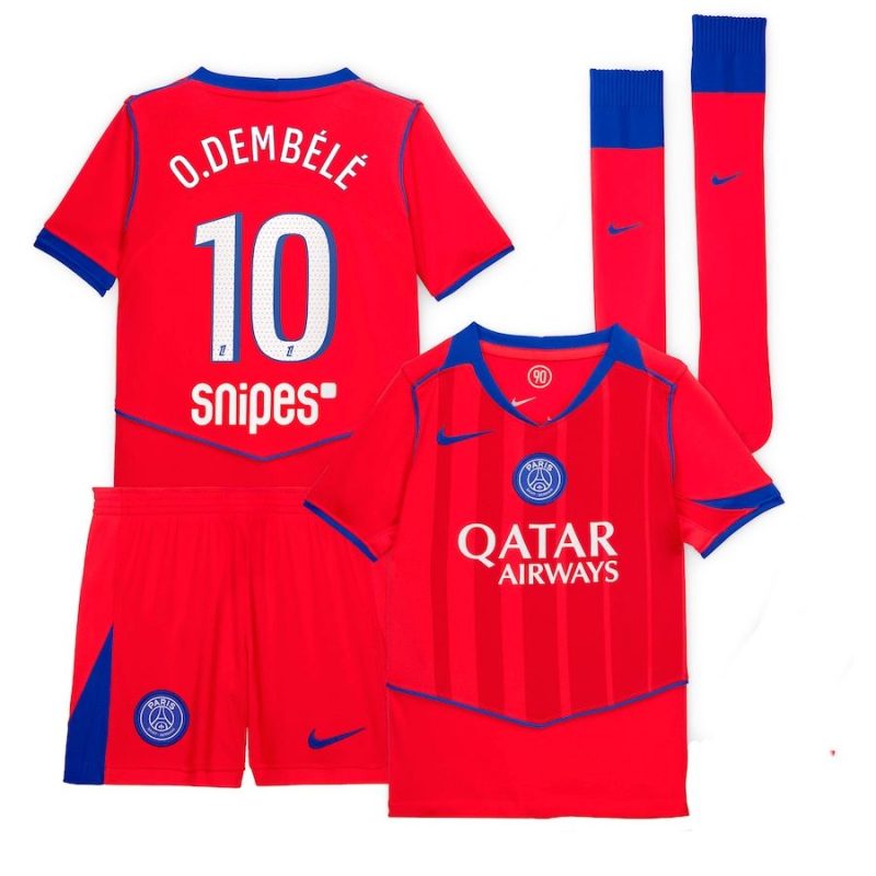Maillot Kit Enfant PSG Third 2025 2026 Dembélé Maillot Kit Enfant PSG Third 2025 2026 Dembélé