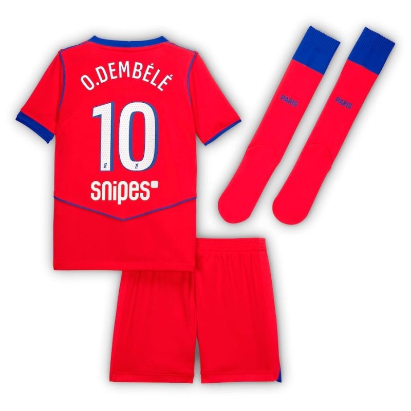 Maillot Kit Enfant PSG Third 2025 2026 Dembélé Maillot Kit Enfant PSG Third 2025 2026 Dembélé