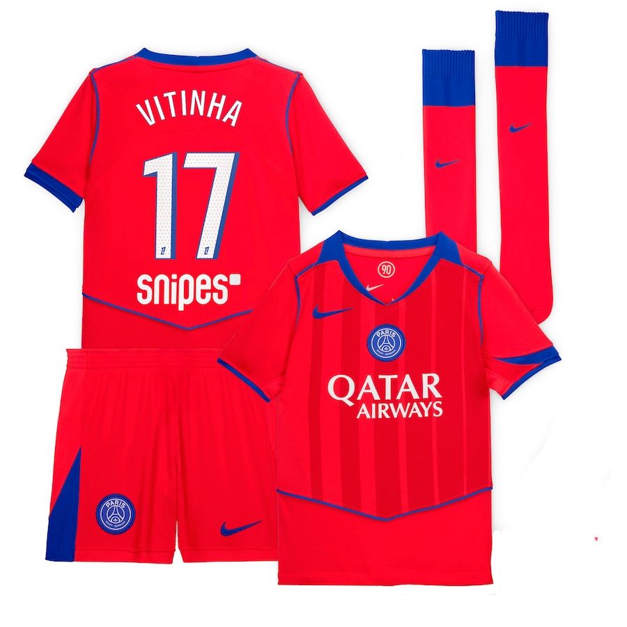Maillot Kit Enfant PSG Third 2025 2026 Vitinha