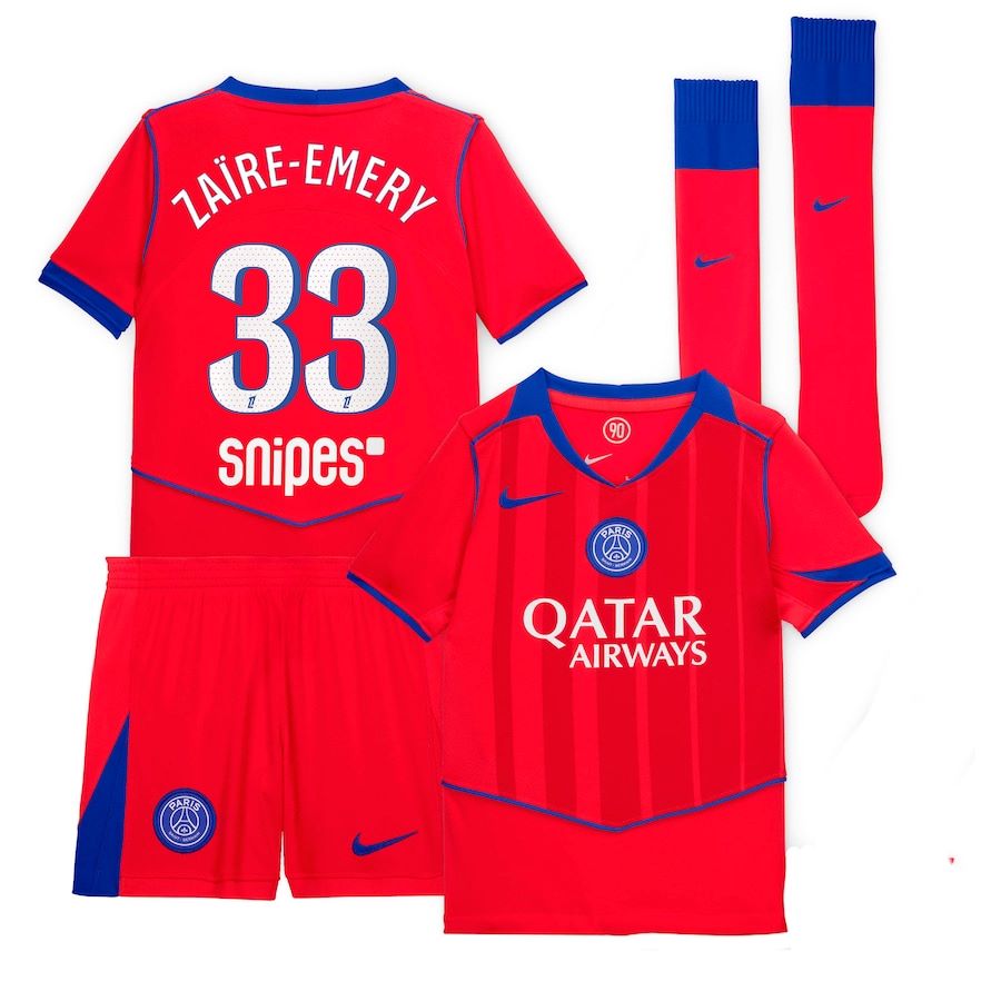 Maillot Kit Enfant PSG Third 2025 2026 Zaire Emery