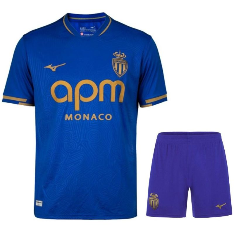 Maillot Kit Enfant AS Monaco Exterieur 2025 2026 Maillot Kit Enfant AS Monaco Exterieur 2025 2026