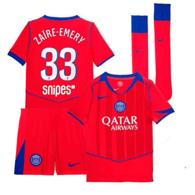 Maillot Kit Enfant PSG Third 2025 2026 Zaire Emery