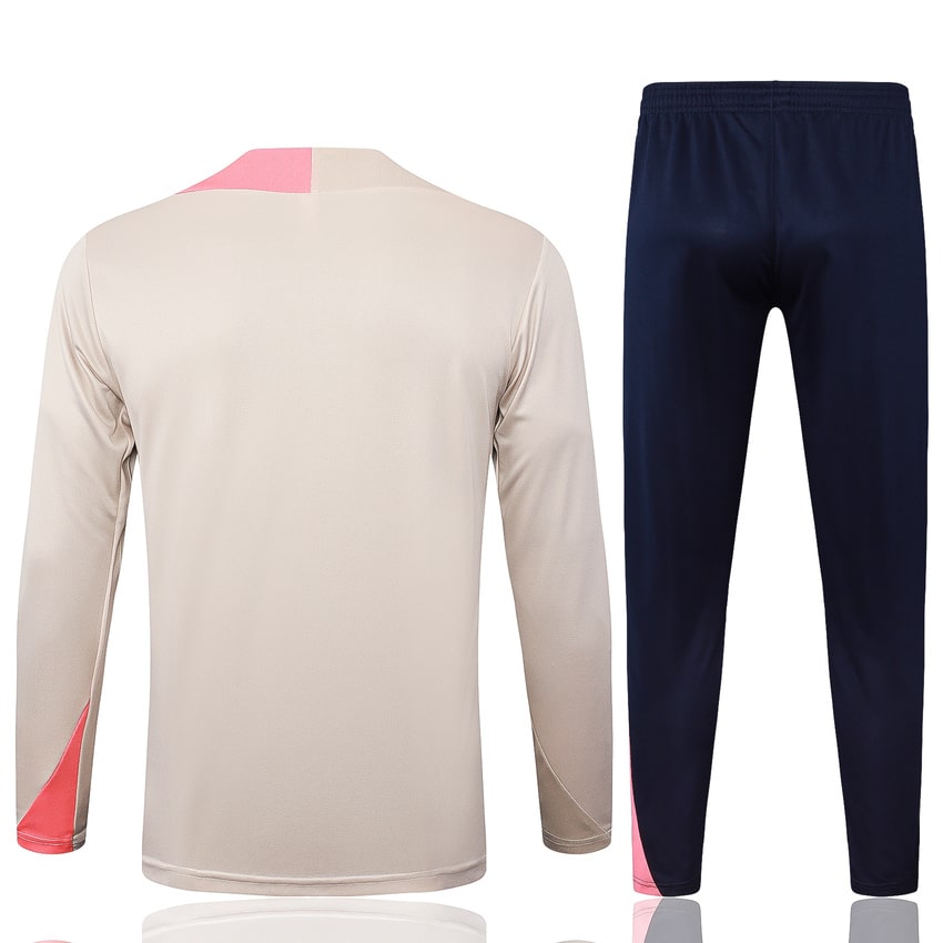 Survetement-Barca-Training-2025-2026-Beige-Rose-3 Survetement Barca Training 2025 2026 Beige Rose 3