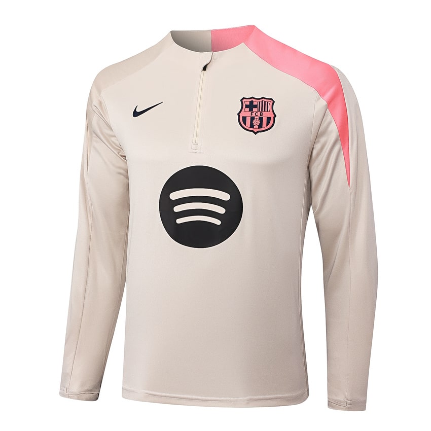 Survetement-Barca-Training-2025-2026-Beige-Rose-4 Survetement Barca Training 2025 2026 Beige Rose 4