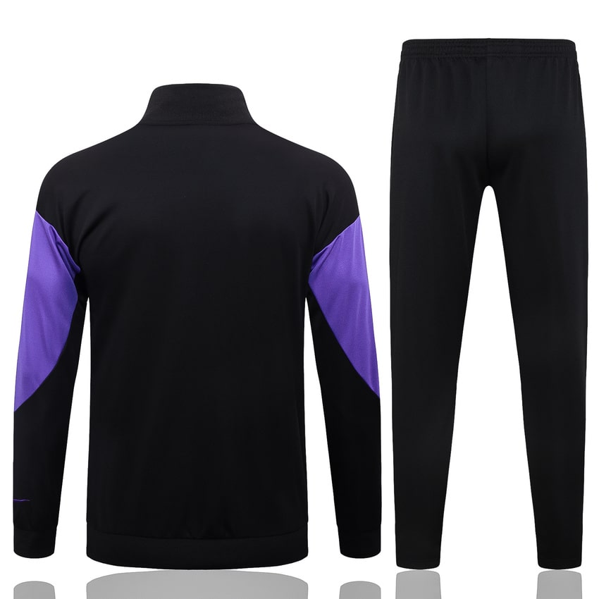 Survetement-Barca-Veste-2025-2026-Noir-Violet-3 Survetement Barca Veste 2025 2026 Noir Violet 3