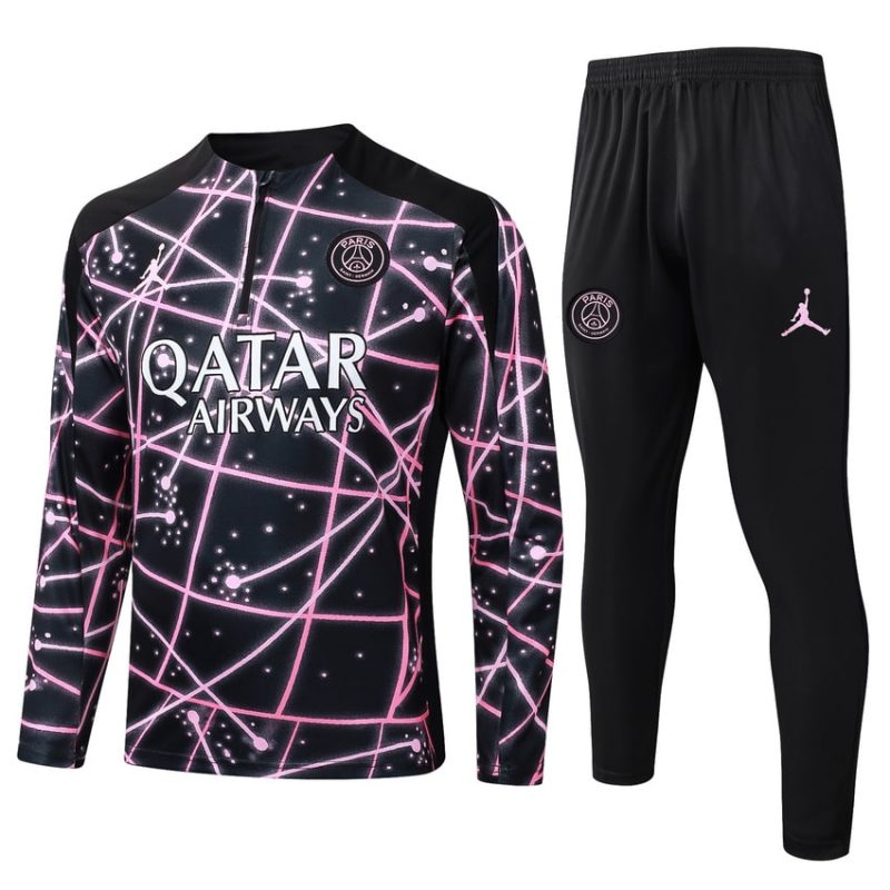 Survetement PSG Training 2025 2026 Noir Rose Survetement PSG Training 2025 2026 Noir Rose