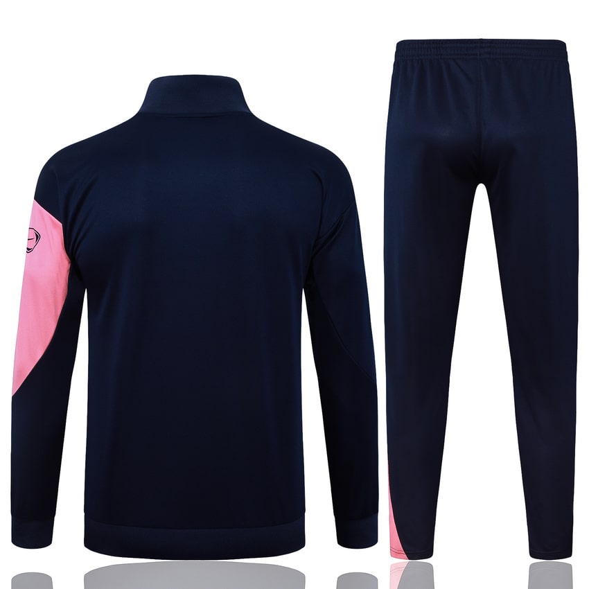 Survetement Barca Veste 2025 2026 Bleu Rose